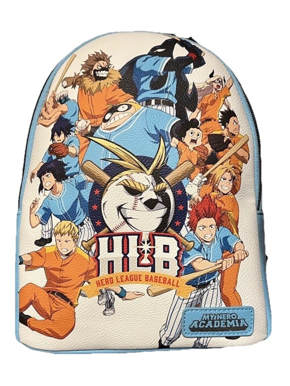 Loungefly My Hero Academia Hero League Baseball Mini Backpack New